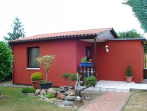 Ferienwohnung im Bungalow direkt an den Boddenwiesen 350 m Ostsee